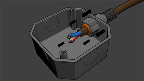 how to knockout a knockout on a blue electrical box|electrical .